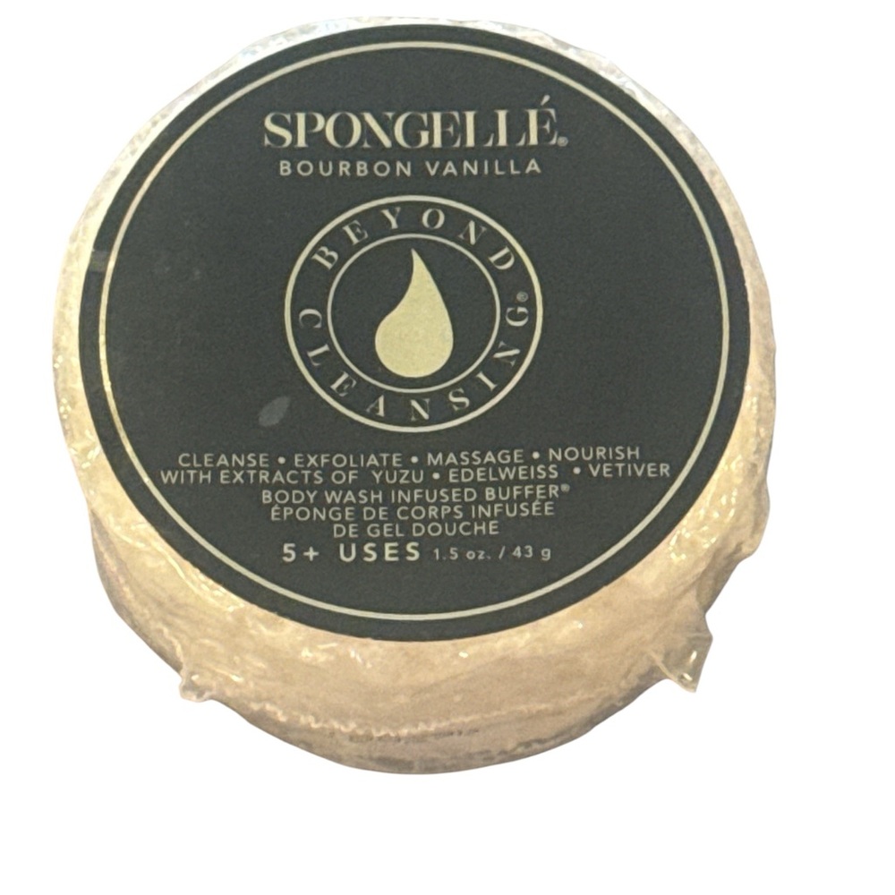 Spongellé Bourbon Vanilla Body Wash Infused Buffer Travel Size